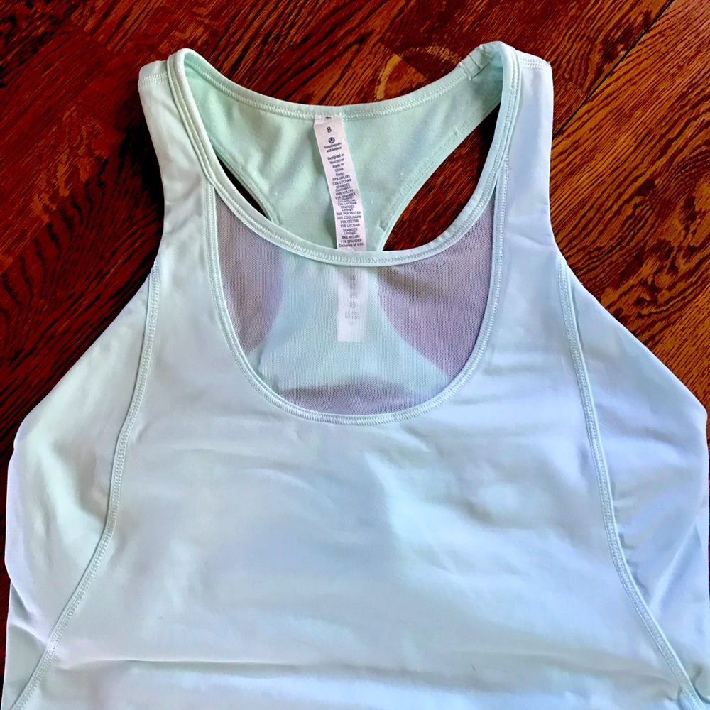 Lululemon Sz 8 Mint Green Tank - Picture 3 of 3
